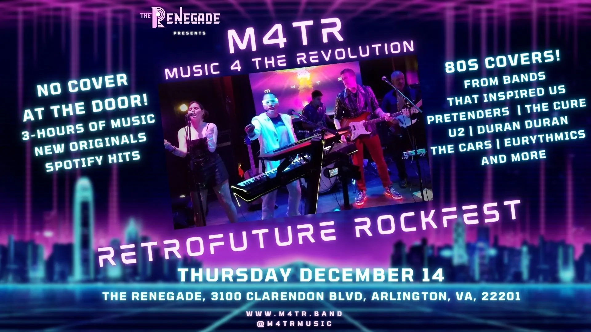 DC’s M4TR Plans to Bring the Retrofuture to The Renegade VA featured image